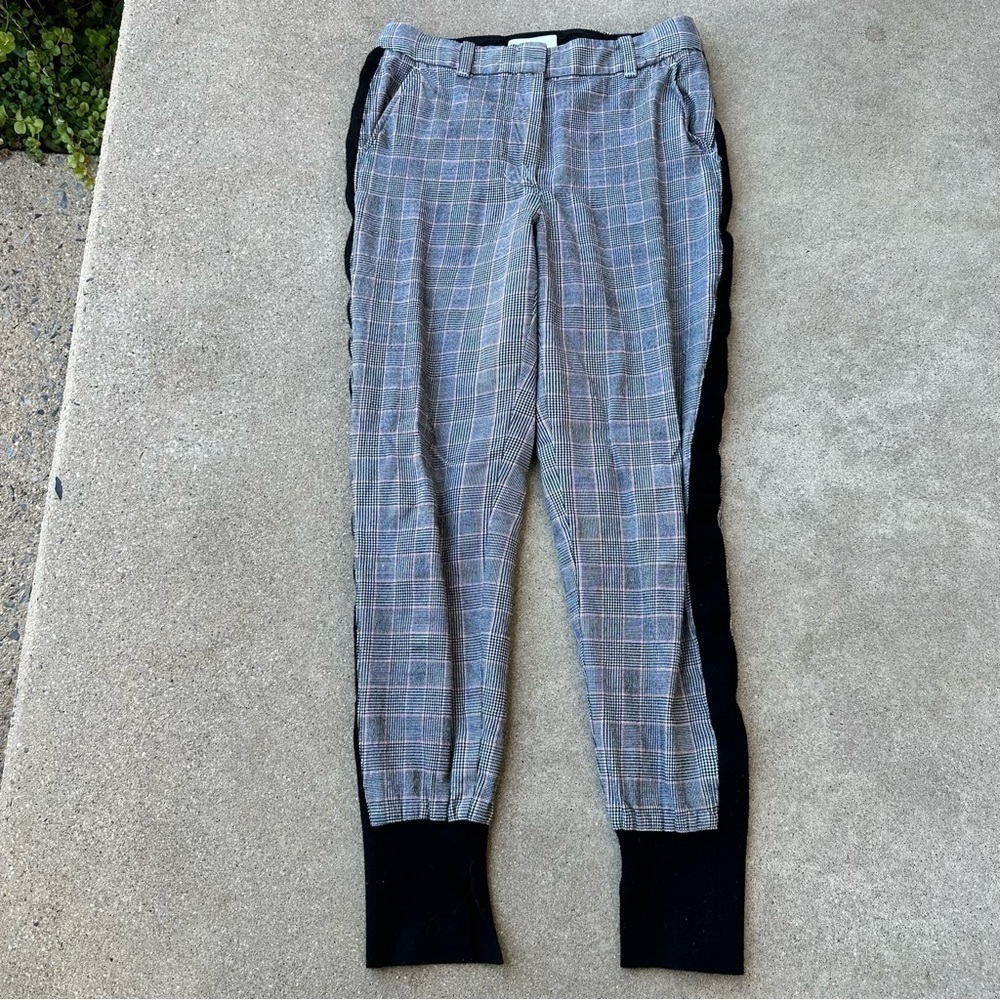 3.1 Phillip Lim Plaid Wool Mix Media Pants